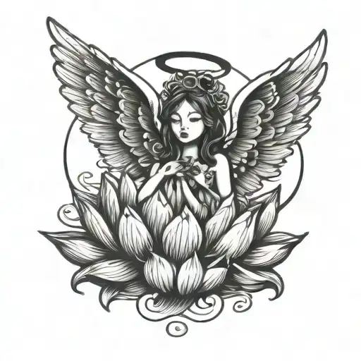 Lotus Flower Angel