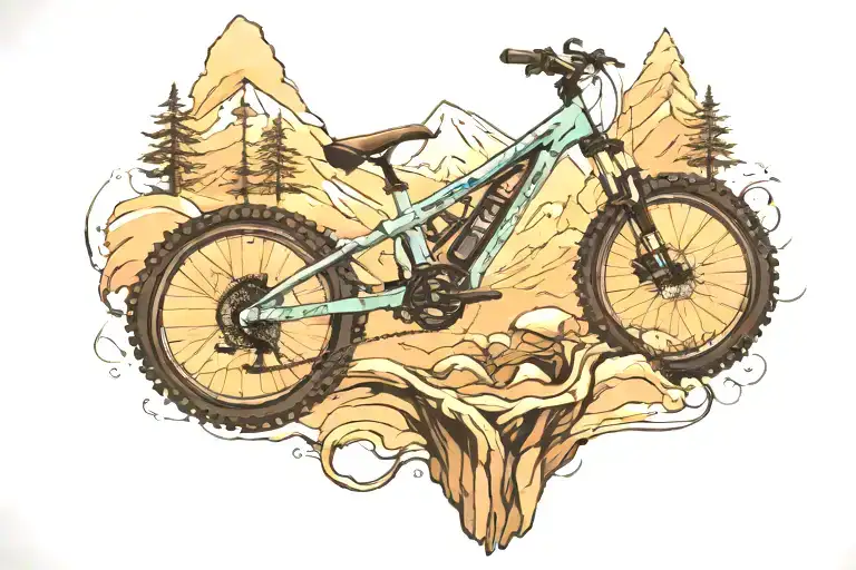 Mountain Biking Trail Winding