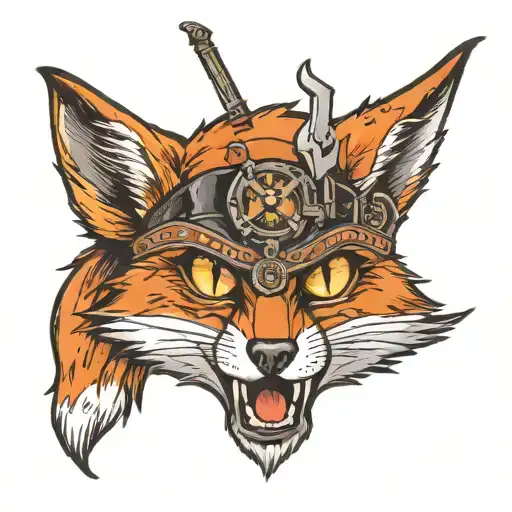 Fox With Eyepatch And Glaive
