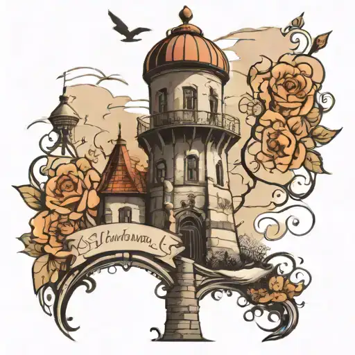 Water Tower In Kaliningrad