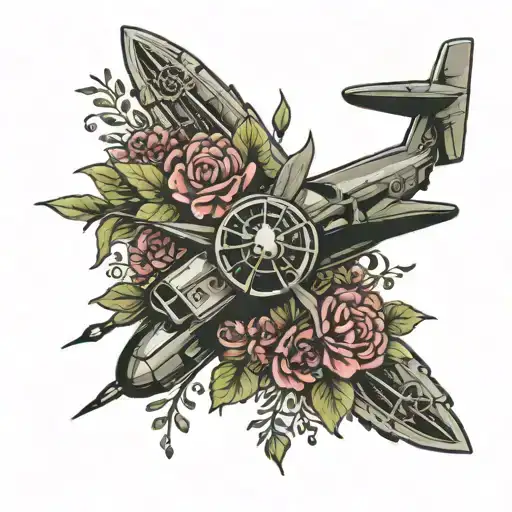 C-130 Propeller Blade Floral