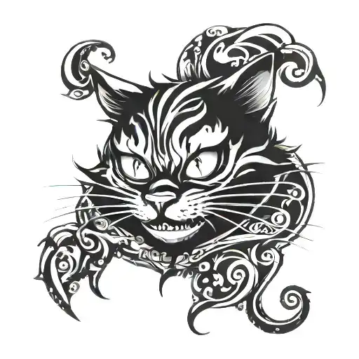 Cheshire Cat Silhouette