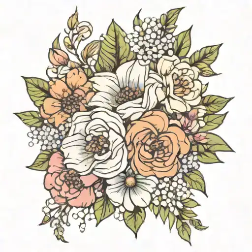 Birth Flower Bouquet