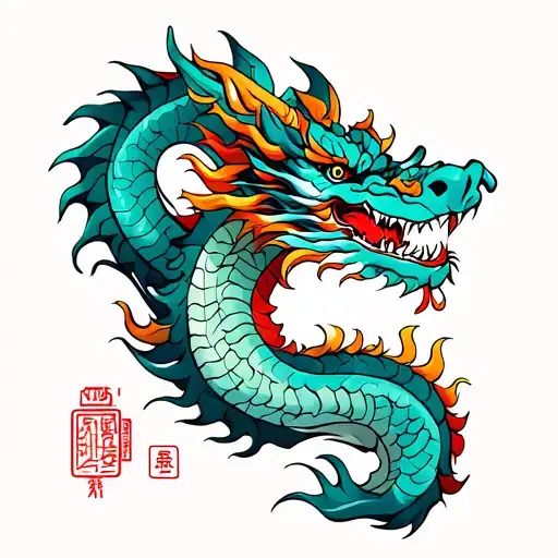 Chinese Dragon Wrapped