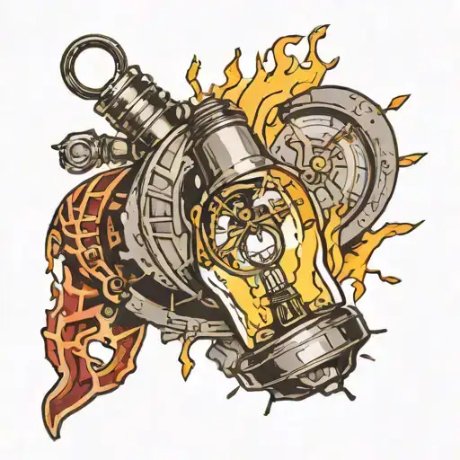 Watch Compas Inside A Broken Incandescent Light Bulb