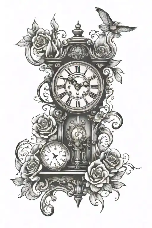 Clock And Family