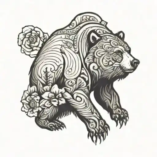 Minimal Bear With Saturnus