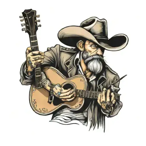 Country Music Artist Painting