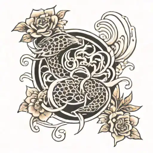 Japan Tattoo Black And White