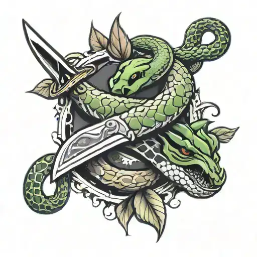Knife And Snake