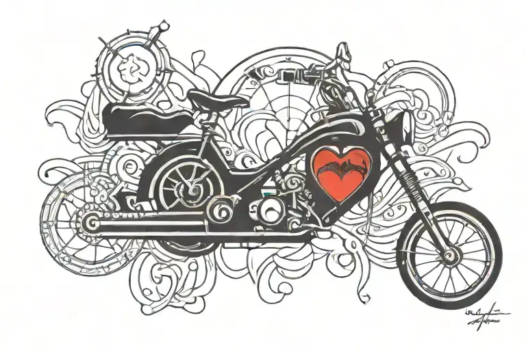 Cycle With Heartbeat Line Forming