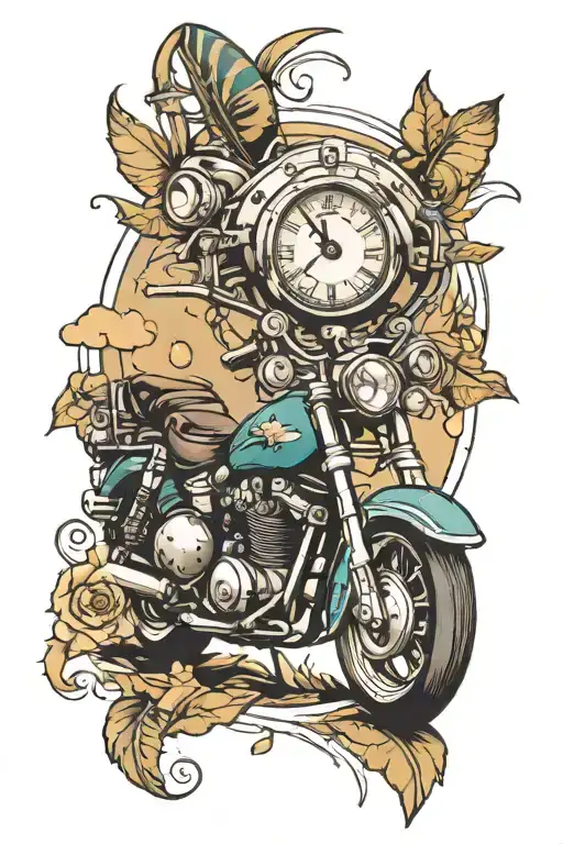 Motorcycle And Travel Inspired