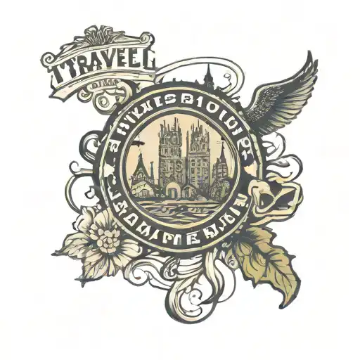 Travel Stamp Including London