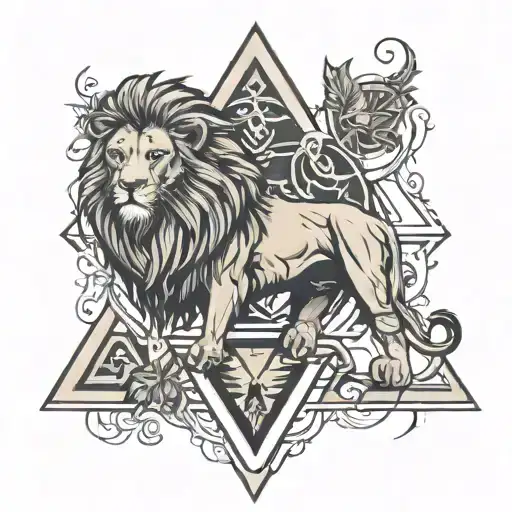 Lion Andin Triangle