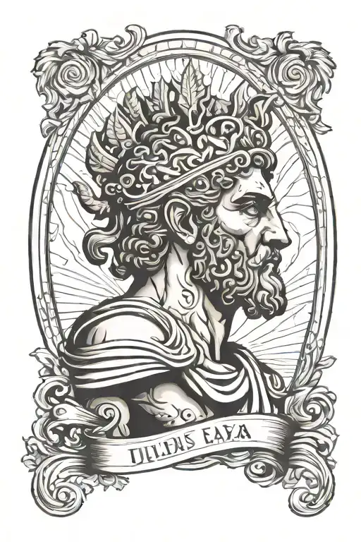 Greek Mythology Julius Cezar With Greek Background