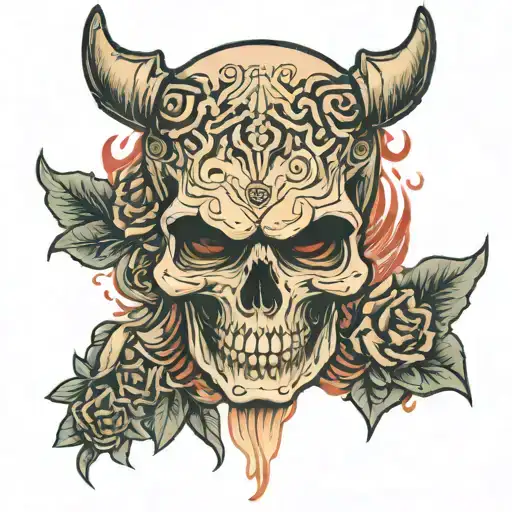 Skull Anger And Calm