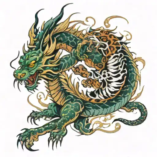 Dragon And Tiger Fighting