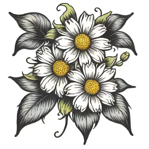 Radioactive Daisy Flower