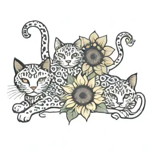 Sunflower Cats Thai Script Font