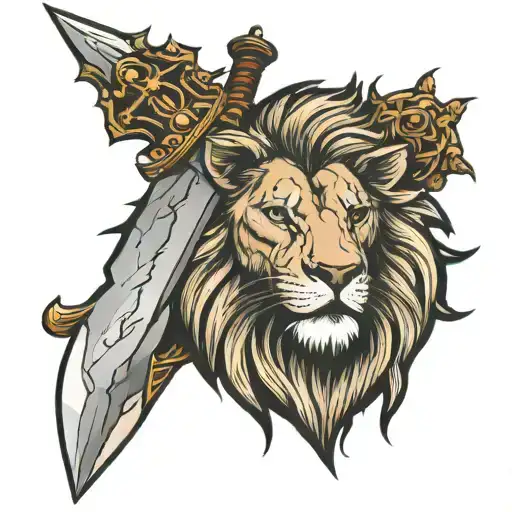 Lion And Sword Wrapped
