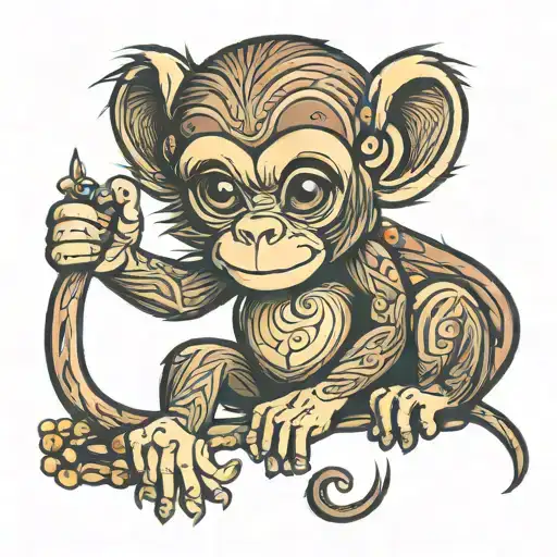 Small Cute Monkey