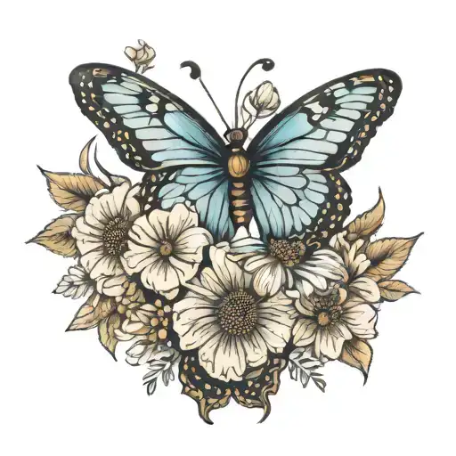 Butterfly Birth Flower September Birth Flower