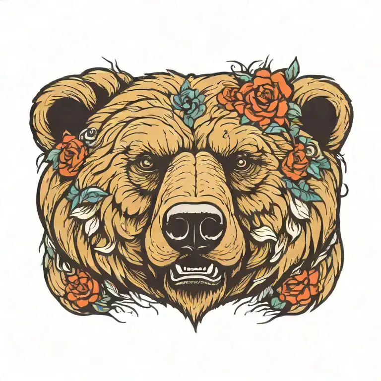 Bear Head Surrounded