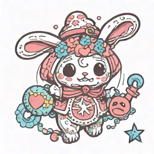 Sanrio Cinnamoroll Creepy Gore Creepy Monster