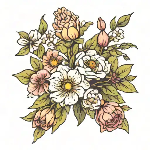 Birth Flower Bouquet