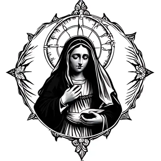 Grandma Lupe Of Virgin Mary