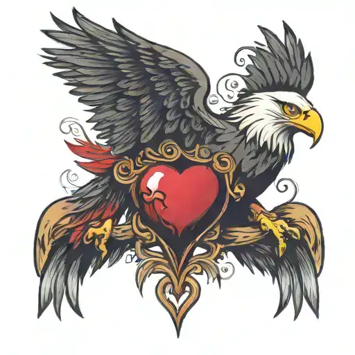 Eagle And Heart