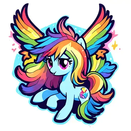 My Little Pony Rainbow Dash Clouds And Rainbows Animals Mystery
