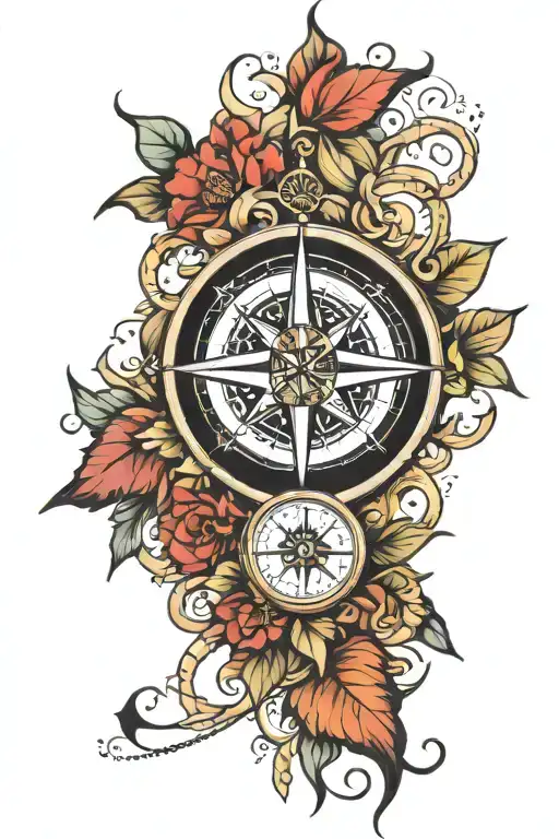 Compass Rose Surrounded