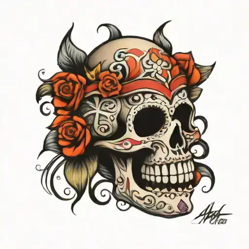 Tribal Sugar Skull