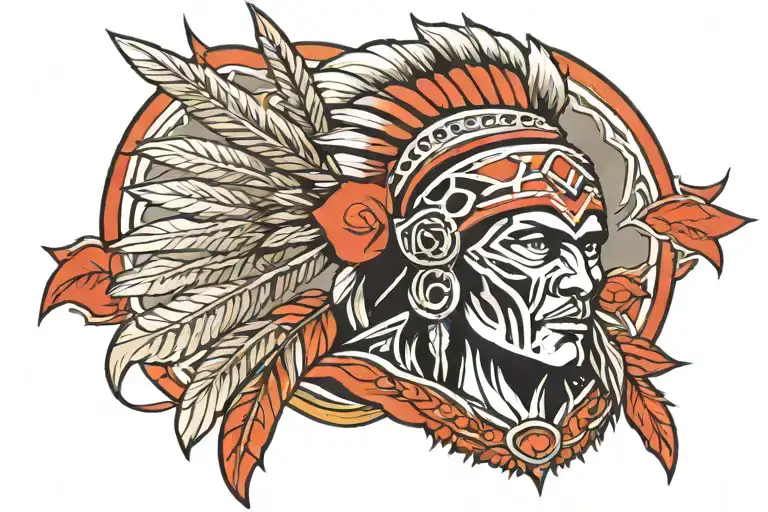 Cherokee Warrior Neck