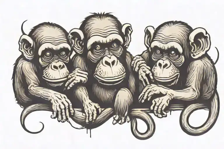 See No Evil Hear No Evil Speak No Evil 3 Monkeys
