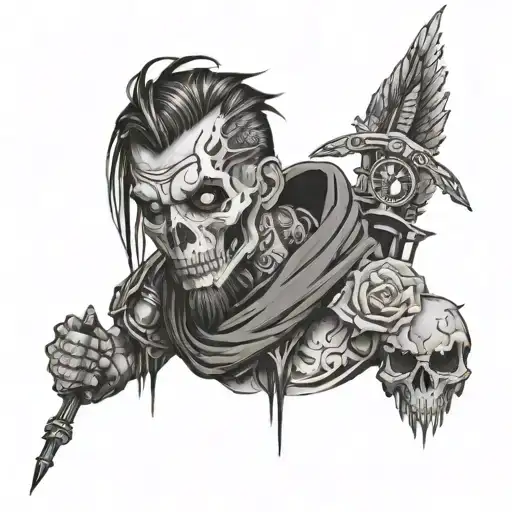 Apocalyptic Aftermath Black And Grey