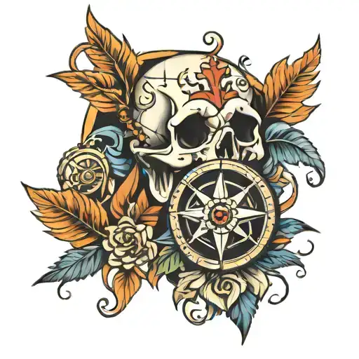 Skull And Compass