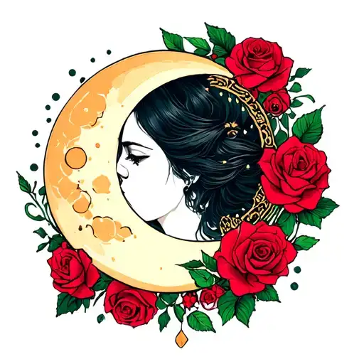 Rose Crown Moon