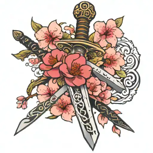Sword With Sakura