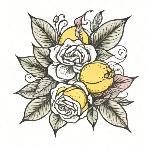 Lemon And Rose