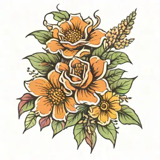 Birth Month Flower Bouquet