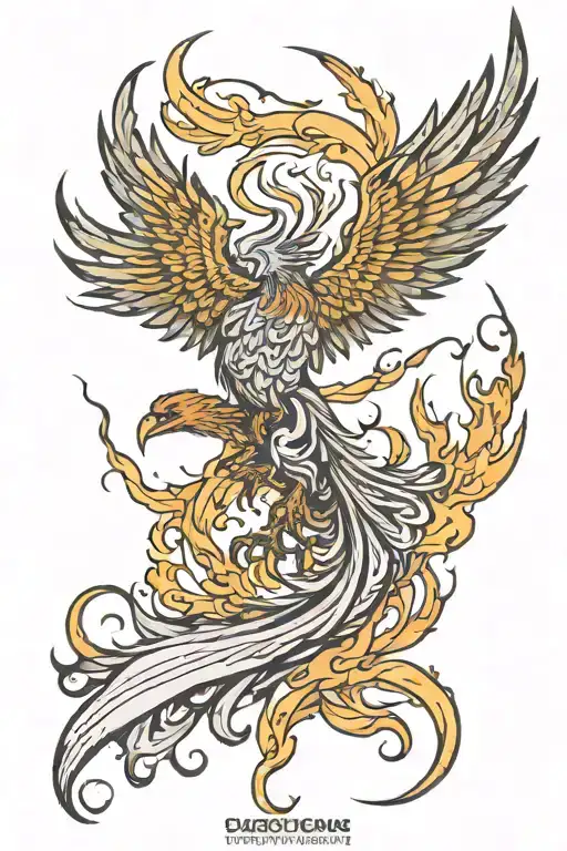 Phoenix Rising From The Ashes