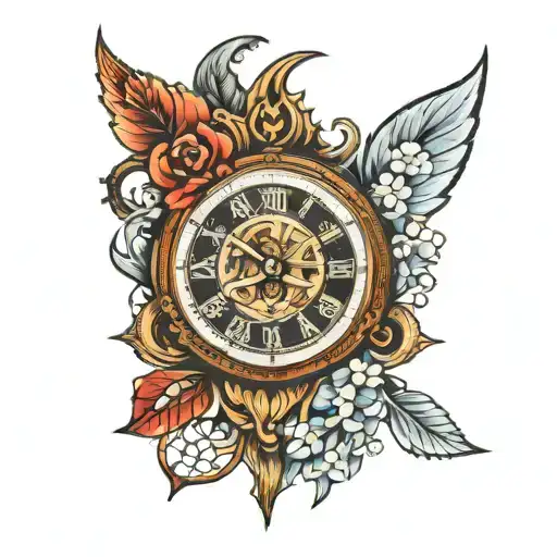 Clock With Puzzle Mat