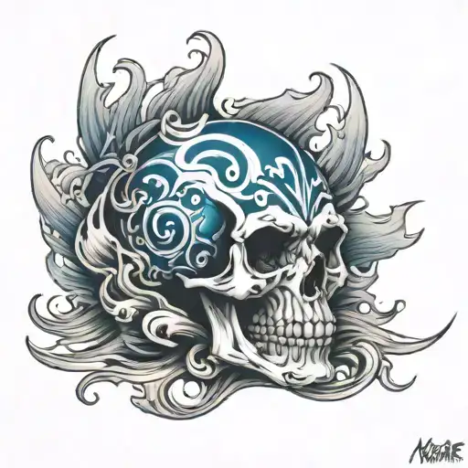 Wind And Water Skull
