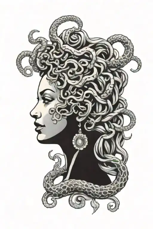 Medusa Head Profile Holding