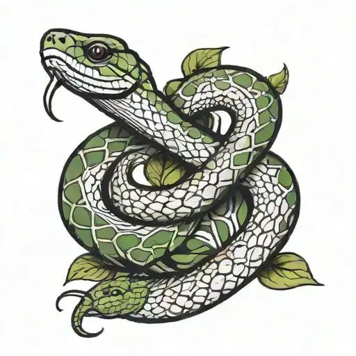 A Snake And Sward Having Trust Spelling