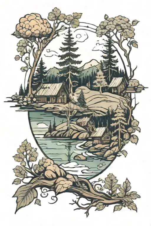 Nordic Forest Landscape