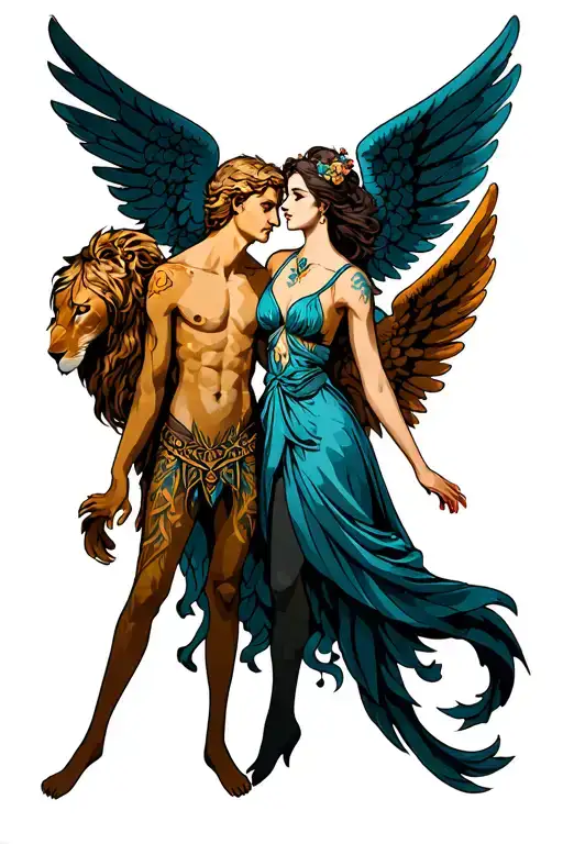 Leo Male And Pisces Female Angel