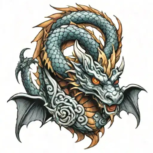 Dragon Coiled